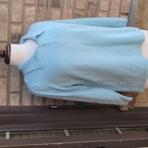 Precious Fibers Mint 100% Cashmere Sweater Size 2X Plus Size